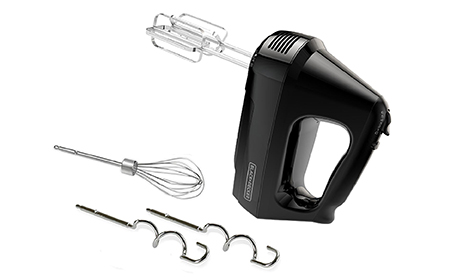 6 Speed Hand Mixer with Turbo Boost Black BLACK DECKER